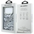 Калъф Karl Lagerfeld HC MagSafe IML Signature Zebra Glitter Gold (KLHMP18L6HZSKPGD) - iPhone 18 Pro / iPhone 17 Pro - Черен