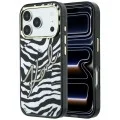 Калъф Karl Lagerfeld HC MagSafe IML Signature Zebra Glitter Gold (KLHMP18L6HZSKPGD) - iPhone 18 Pro / iPhone 17 Pro - Черен