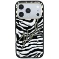 Калъф Karl Lagerfeld HC MagSafe IML Signature Zebra Glitter Gold (KLHMP18L6HZSKPGD) - iPhone 18 Pro / iPhone 17 Pro - Черен