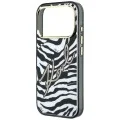 Калъф Karl Lagerfeld HC MagSafe IML Signature Zebra Glitter Gold (KLHMP18X6HZSKPGD) - iPhone 18 Pro Max / iPhone 17 Pro Max - Черен