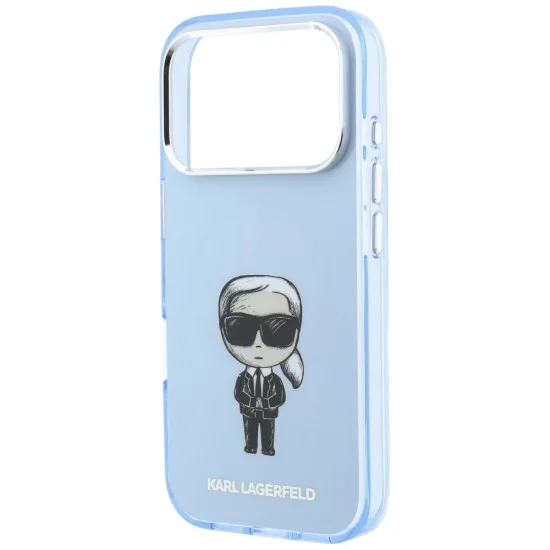Калъф Karl Lagerfeld HC MagSafe IML Ikonik Sketch Print (KLHMP18L6HKIKDB) - iPhone 18 Pro / iPhone 17 Pro - Син