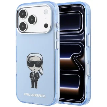 Калъф Karl Lagerfeld HC MagSafe IML Ikonik Sketch Print (KLHMP18L6HKIKDB) - iPhone 18 Pro / iPhone 17 Pro - Син