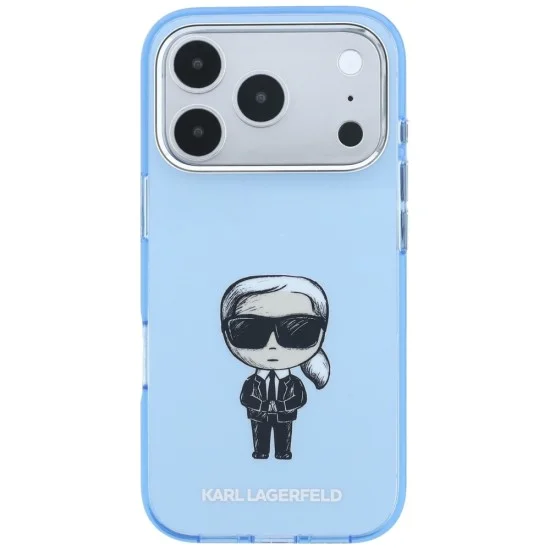 Калъф Karl Lagerfeld HC MagSafe IML Ikonik Sketch Print (KLHMP18L6HKIKDB) - iPhone 18 Pro / iPhone 17 Pro - Син