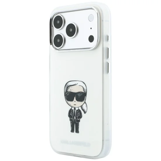 Калъф Karl Lagerfeld HC MagSafe IML Ikonik Sketch Print (KLHMP18L6HKIKDE) - iPhone 18 Pro / iPhone 17 Pro - Бежов