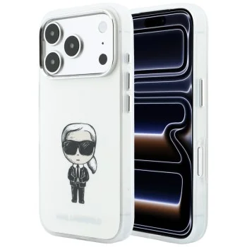 Калъф Karl Lagerfeld HC MagSafe IML Ikonik Sketch Print (KLHMP18L6HKIKDE) - iPhone 18 Pro / iPhone 17 Pro - Бежов