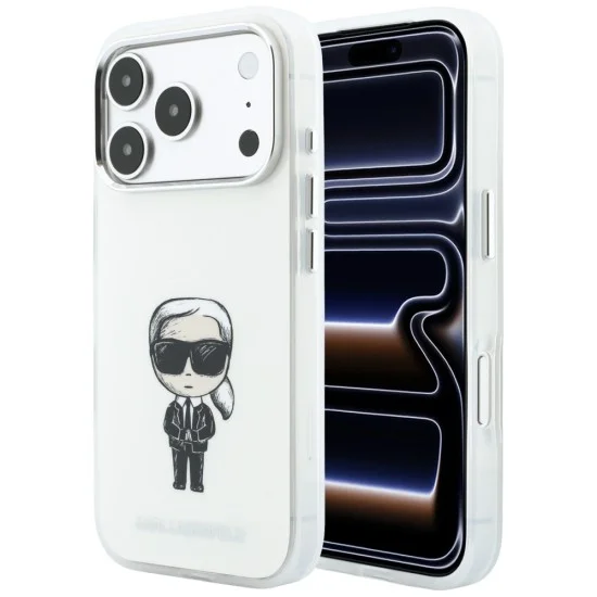 Калъф Karl Lagerfeld HC MagSafe IML Ikonik Sketch Print (KLHMP18L6HKIKDE) - iPhone 18 Pro / iPhone 17 Pro - Бежов