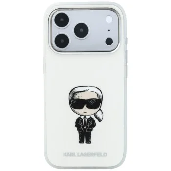 Калъф Karl Lagerfeld HC MagSafe IML Ikonik Sketch Print (KLHMP18L6HKIKDE) - iPhone 18 Pro / iPhone 17 Pro - Бежов