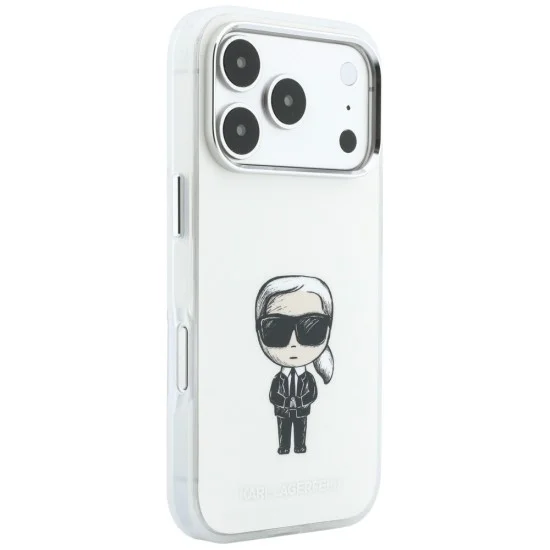 Калъф Karl Lagerfeld HC MagSafe IML Ikonik Sketch Print (KLHMP18L6HKIKDE) - iPhone 18 Pro / iPhone 17 Pro - Бежов