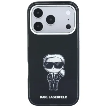 Калъф Karl Lagerfeld HC MagSafe IML Ikonik Sketch Print (KLHMP18L6HKIKDK) - iPhone 18 Pro / iPhone 17 Pro - Черен