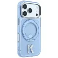 Калъф Karl Lagerfeld HC IML Ring Stand MagSafe Kameo Metal (KLHMP18X6HRSMKMB) - iPhone 18 Pro Max / iPhone 17 Pro Max - Син
