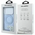 Калъф Karl Lagerfeld HC IML Ring Stand MagSafe Kameo Metal (KLHMP18X6HRSMKMB) - iPhone 18 Pro Max / iPhone 17 Pro Max - Син