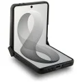 Калъф Karl Lagerfeld Hardcase Leather Karl&Chaoupette Head Pin (KLHMZF8PSMLRKCK) - Samsung Galaxy Z Flip8 - Черен