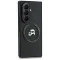 Калъф Karl Lagerfeld Hardcase Leather Karl&Chaoupette Head Pin (KLHMZFD8PSMLRKCK) - Samsung Galaxy Z Fold8 Ultra - Черен