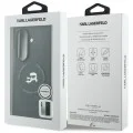 Калъф Karl Lagerfeld Hardcase Leather Karl&Chaoupette Head Pin (KLHMZFD8PSMLRKCK) - Samsung Galaxy Z Fold8 Ultra - Черен