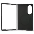 Калъф Karl Lagerfeld Hardcase Leather Karl&Chaoupette Head Pin (KLHMZFW8PSMLRKCK) - Samsung Galaxy Z Fold8 - Черен