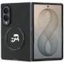 Калъф Karl Lagerfeld Hardcase Leather Karl&Chaoupette Head Pin (KLHMZFW8PSMLRKCK) - Samsung Galaxy Z Fold8 - Черен