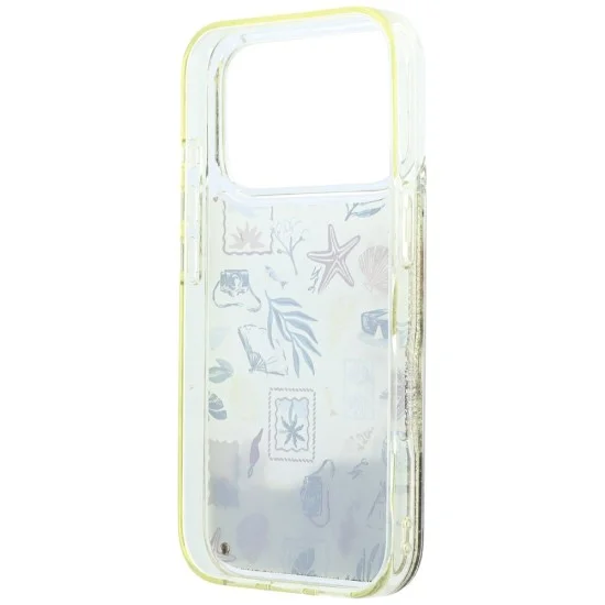 Калъф Karl Lagerfeld Hardcase Liquid Glitter Beach and Sand (KLHCP18X6LCSPCE) - iPhone 18 Pro Max / iPhone 17 Pro Max - Бежов
