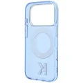 Калъф Karl Lagerfeld Hardcase IML Ring Stand MagSafe Kameo Metal (KLHMP18L6HRSMKMB) - iPhone 18 Pro / iPhone 17 Pro - Син