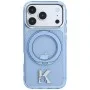 Калъф Karl Lagerfeld Hardcase IML Ring Stand MagSafe Kameo Metal (KLHMP18L6HRSMKMB) - iPhone 18 Pro / iPhone 17 Pro - Син