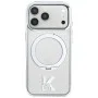 Калъф Karl Lagerfeld Hardcase IML Ring Stand MagSafe Kameo Metal (KLHMP18L6HRSMKMH) - iPhone 18 Pro / iPhone 17 Pro - Прозрачен