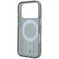 Калъф Karl Lagerfeld Hardcase IML Ring Stand MagSafe Kameo Metal (KLHMP18L6HRSMKMK) - iPhone 18 Pro / iPhone 17 Pro - Черен