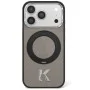 Калъф Karl Lagerfeld Hardcase IML Ring Stand MagSafe Kameo Metal (KLHMP18L6HRSMKMK) - iPhone 18 Pro / iPhone 17 Pro - Черен