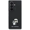 Калъф Karl Lagerfeld Saffiano Karl&Choupette Metal Pin (KLHCZFD8SAPKCNPK) - Samsung Galaxy Z Fold8 Ultra - Черен