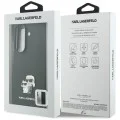 Калъф Karl Lagerfeld Saffiano Karl&Choupette Metal Pin (KLHCZFD8SAPKCNPK) - Samsung Galaxy Z Fold8 Ultra - Черен