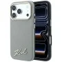 Калъф Karl Lagerfeld Saffiano Small Script Metal Logo MagSafe (KLHMP18X6PWSKSE) - iPhone 18 Pro Max / iPhone 17 Pro Max - Бежов