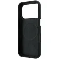 Калъф Karl Lagerfeld Saffiano Small Script Metal Logo MagSafe (KLHMP18X6PWSKSK) - iPhone 18 Pro Max / iPhone 17 Pro Max - Черен