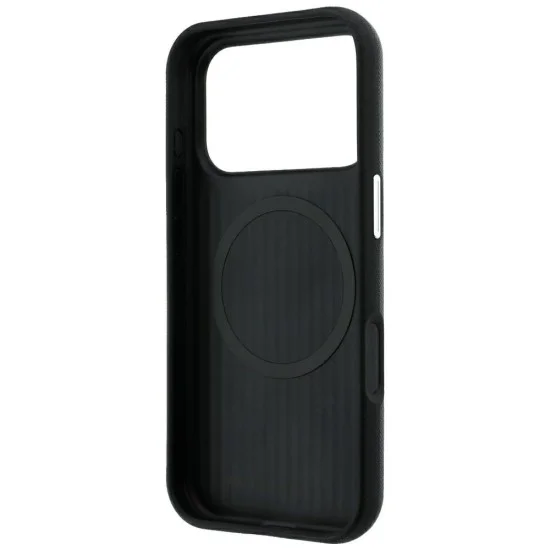 Калъф Karl Lagerfeld Saffiano Small Script Metal Logo MagSafe (KLHMP18X6PWSKSK) - iPhone 18 Pro Max / iPhone 17 Pro Max - Черен