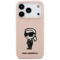 Калъф Karl Lagerfeld Silicone Sketch & Logo (KLHMP17XSKIGROP) - iPhone 17 Pro Max - Розов