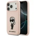 Калъф Karl Lagerfeld Silicone Sketch & Logo (KLHMP17XSKIGROP) - iPhone 17 Pro Max - Розов
