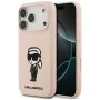 Калъф Karl Lagerfeld Silicone Sketch & Logo (KLHMP17XSKIGROP) - iPhone 17 Pro Max - Розов