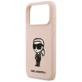 Калъф Karl Lagerfeld Silicone Sketch & Logo (KLHMP17XSKIGROP) - iPhone 17 Pro Max - Розов