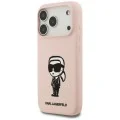 Калъф Karl Lagerfeld Silicone Sketch & Logo (KLHMP17XSKIGROP) - iPhone 17 Pro Max - Розов