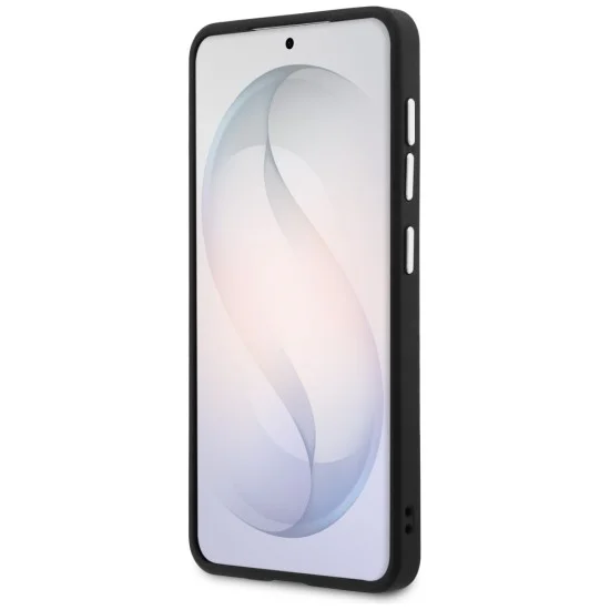 Калъф Karl Lagerfeld Wrapped Leather with Karl Round Point Logo MagSafe (KLHMS26MPSKRPMK) - Samsung Galaxy S26 Plus - Черен