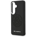 Калъф Karl Lagerfeld Wrapped Leather with Karl Round Point Logo MagSafe (KLHMS26MPSKRPMK) - Samsung Galaxy S26 Plus - Черен