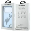 Калъф Karl Lagerfeld IML Big Signature Resin Logo Metal Frame (KLHCP18X6HCKSRB) - iPhone 18 Pro Max / iPhone 17 Pro Max - Син