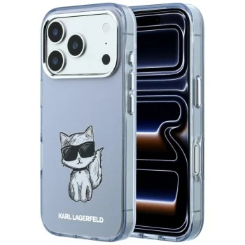 Калъф Karl Lagerfeld IML Choupette Body Sketch Print MagSafe (KLHMP18X6HCIKDB) - iPhone 18 Pro Max / iPhone 17 Pro Max - Син