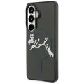 Калъф Karl Lagerfeld IML Choupette Karl Script Logo MagSafe (KLHMS26M5HKSCAK) - Samsung Galaxy S26 Plus - Черен