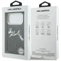 Karl Lagerfeld - IML Choupette and Karl Script Logo MagSafe (KLHMP18L5HKSCAK) - iPhone 18 Pro / iPhone 17 Pro - Black