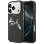 Калъф Karl Lagerfeld - IML Choupette and Karl Script Logo MagSafe (KLHMP18L5HKSCAK) - iPhone 18 Pro / iPhone 17 Pro - Черен