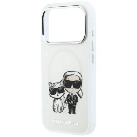 Калъф Karl Lagerfeld IML KC Bodies Sketch Print MagSafe (KLHMP18L6HKCIDE) - iPhone 18 Pro / iPhone 17 Pro - Бежов