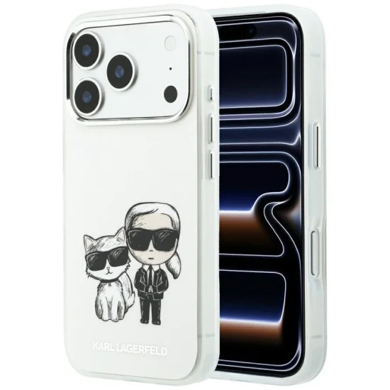 Калъф Karl Lagerfeld IML KC Bodies Sketch Print MagSafe (KLHMP18L6HKCIDE) - iPhone 18 Pro / iPhone 17 Pro - Бежов