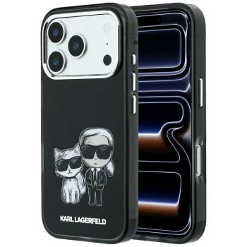 Калъф Karl Lagerfeld IML KC Bodies Sketch Print MagSafe (KLHMP18L6HKCIDK) - iPhone 18 Pro / iPhone 17 Pro - Черен