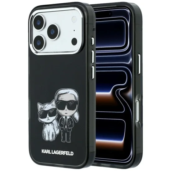 Калъф Karl Lagerfeld IML KC Bodies Sketch Print MagSafe (KLHMP18L6HKCIDK) - iPhone 18 Pro / iPhone 17 Pro - Черен