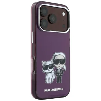 Калъф Karl Lagerfeld IML KC Bodies Sketch Print MagSafe (KLHMP18L6HKCIDR) - iPhone 18 Pro / iPhone 17 Pro - Бордо