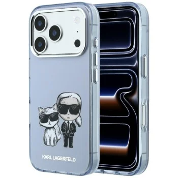 Калъф Karl Lagerfeld IML KC Bodies Sketch Print MagSafe (KLHMP18X6HKCIDB) - iPhone 18 Pro Max / iPhone 17 Pro Max - Син