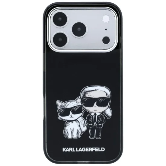 Калъф Karl Lagerfeld IML KC Bodies Sketch Print MagSafe (KLHMP18X6HKCIDK) - iPhone 18 Pro Max / iPhone 17 Pro Max - Черен